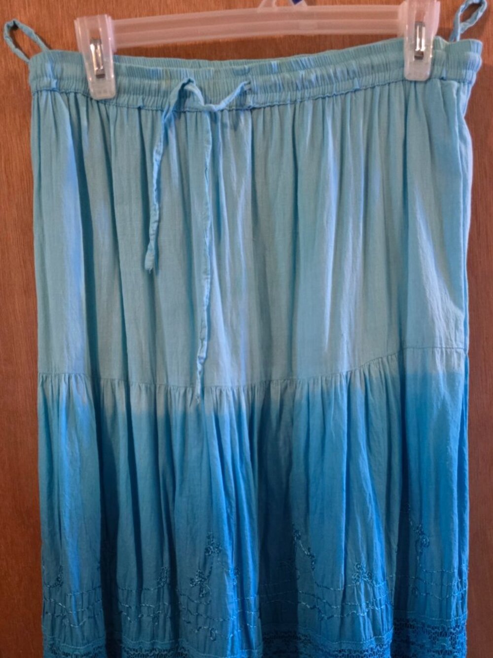 Bobbie Brooks Boho Tiered Ombre Skirt